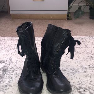 Black Combat Boots